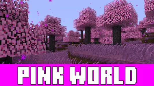 Pink World  mods for minecraft screenshot 0