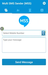 Multi SMS Sender (MSS) screenshot 0