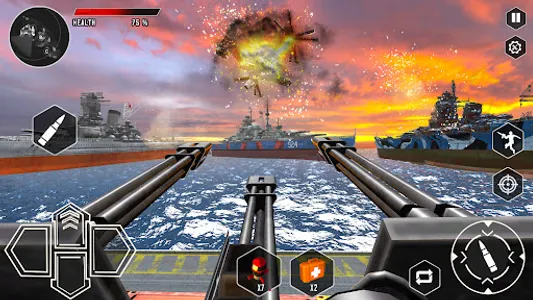 Navy War Gunner Warship Battle screenshot 11