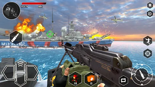 Navy War Gunner Warship Battle screenshot 3