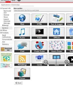 Crea app velocemente screenshot 1