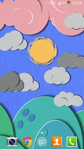 Paper Sky Live Wallpaper screenshot 1