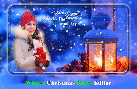 Winter Christmas Photo Editor  screenshot 0