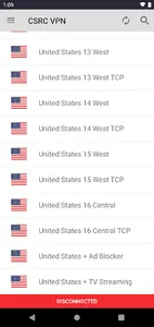 CSRC VPN screenshot 1