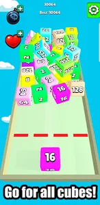 2048 Cube Puzzle. Merge 3D screenshot 5