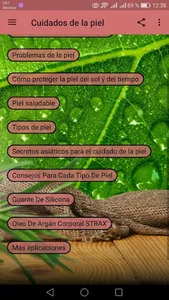 Cuidados de la piel screenshot 1