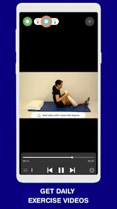 ACL knee rehab video therapy screenshot 27