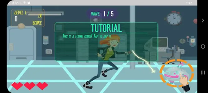 Curiosa vs Robots screenshot 1