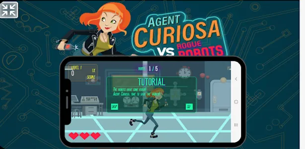 AGENT CURIOSA VS ROGUE ROBOTS screenshot 2