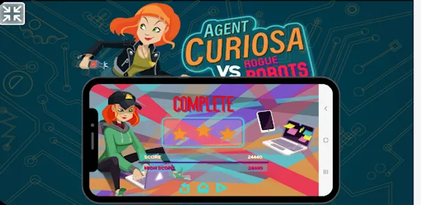 AGENT CURIOSA VS ROGUE ROBOTS screenshot 3