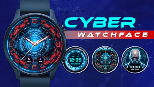 Cyber Sci-Fi Watchfaces screenshot 0