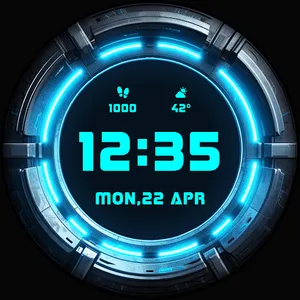 Cyber Sci-Fi Watchfaces screenshot 5