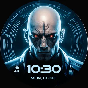 Cyber Sci-Fi Watchfaces screenshot 7