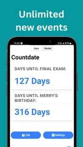 Countdate - Date count down/up screenshot 4