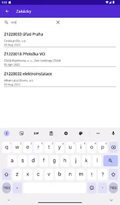 Aplex zakázky screenshot 5
