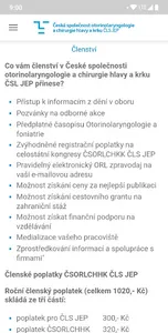 Česká ORL společnost screenshot 4