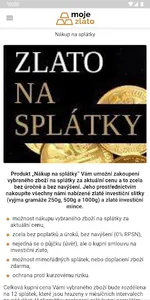 Moje zlato screenshot 2