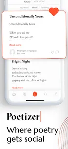 Poetizer: Read & Write Poetry screenshot 0