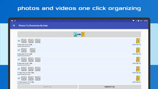 Photos To Directories By Date screenshot 8