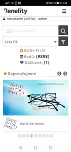 Benefity screenshot 1