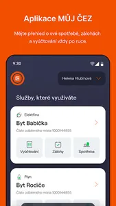 MŮJ ČEZ screenshot 1