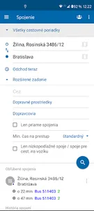 Cestovné poriadky CP screenshot 1