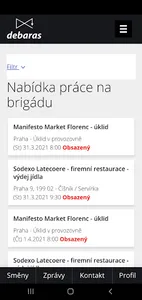 Debaras.cz screenshot 1
