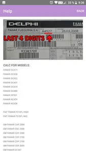 RADIO CODE for DELPHI FAMAR screenshot 1