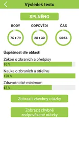 Zbrojní průkaz - testy 2023 screenshot 4
