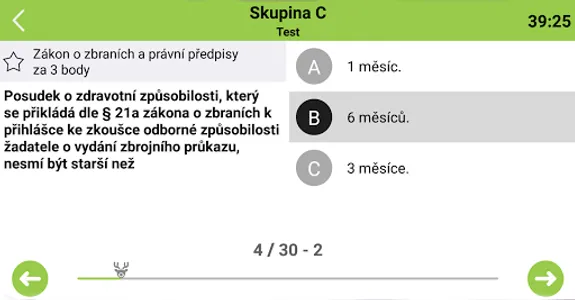 Zbrojní průkaz - testy 2023 screenshot 5