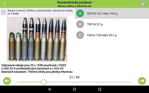 Zbrojní průkaz - testy 2023 screenshot 7