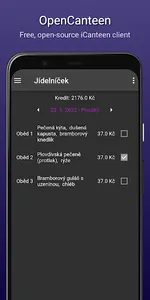 OpenCanteen screenshot 1