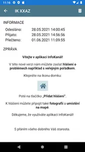 InfoKanál screenshot 1