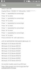 RADIO CODE for AUDIO 10 CC screenshot 2