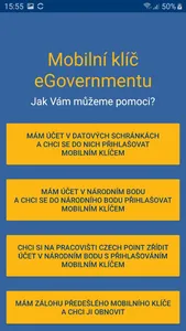 Mobilní klíč eGovernmentu screenshot 1