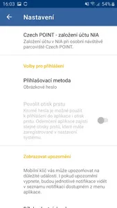 Mobilní klíč eGovernmentu screenshot 2
