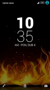 Fire Theme screenshot 1
