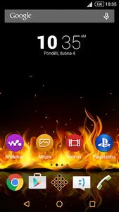 Fire Theme screenshot 2