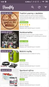 Benefity PČR screenshot 1