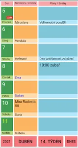 Stolní kalendář screenshot 1