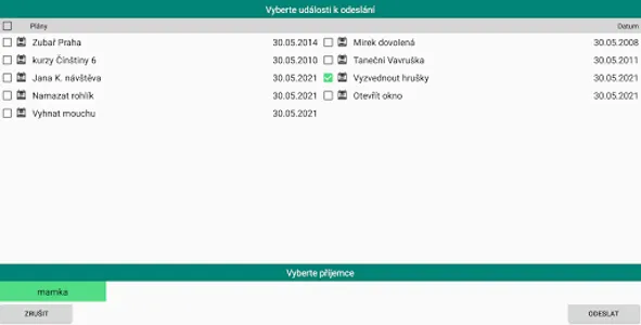 Stolní kalendář screenshot 16