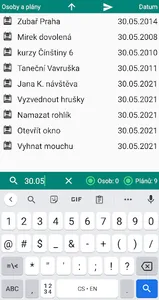 Stolní kalendář screenshot 3
