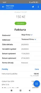Vyfakturuj.cz screenshot 2