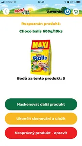 BONAVITA věrnostní program screenshot 3
