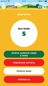 BONAVITA věrnostní program screenshot 4