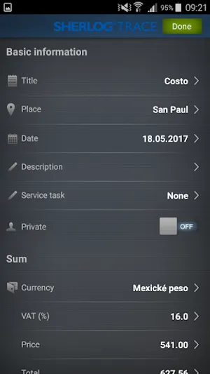Sherlog GPS MX screenshot 6