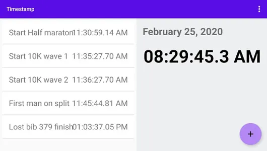 Apachi Timestamp – Precise tim screenshot 2