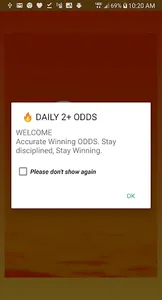 DAILY 2+ ODDS screenshot 0