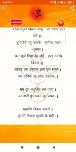 Hanuman Chalisa-Multi Language screenshot 1