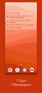 Daily Waves for KLWP screenshot 1